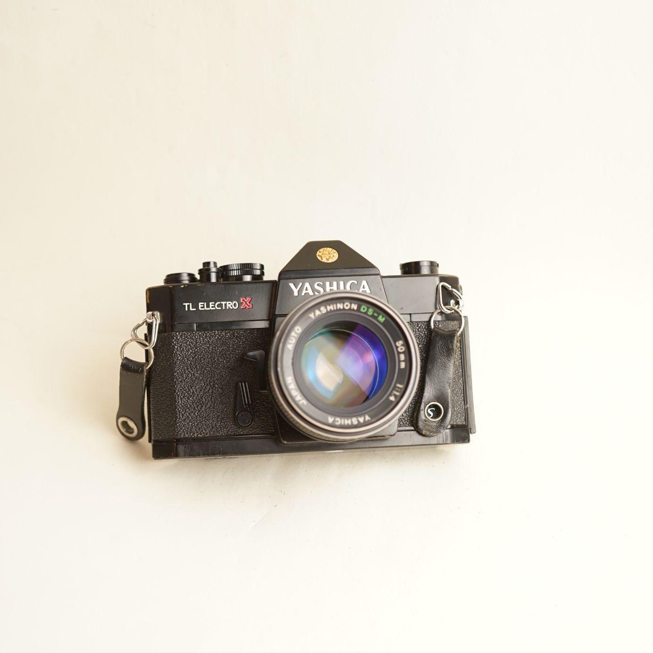 Yashica TL Electro-X Film Camera + Yashica DS-M 50mm f/1.4 Lens | Read Description | Black