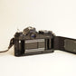 Nikon FE Film Camera + Nikon Series E 28mm f/2.8 Lens | 35mm SLR | Tested & Working | Silver & Black