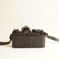 Nikon FE Film Camera + Nikon Series E 28mm f/2.8 Lens | 35mm SLR | Tested & Working | Silver & Black