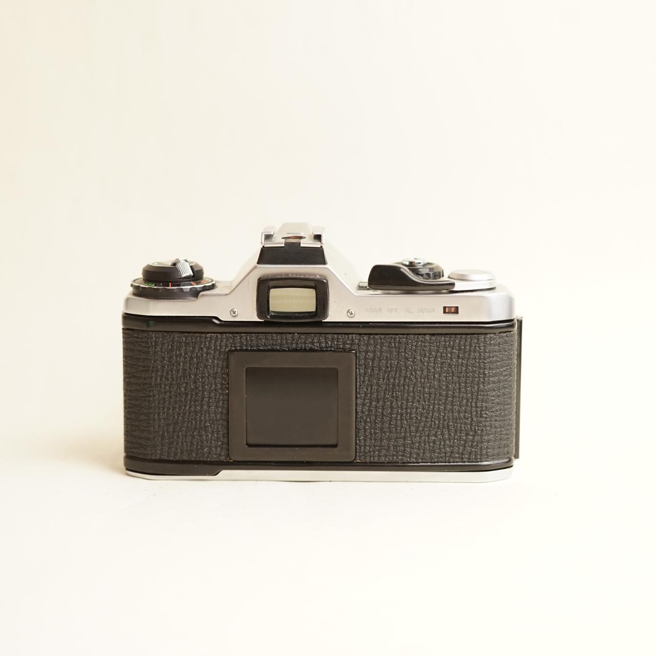 Pentax ME Film Camera + 50mm f/1.7 Lens | 35mm SLR | Tested & Working | Silver & Black