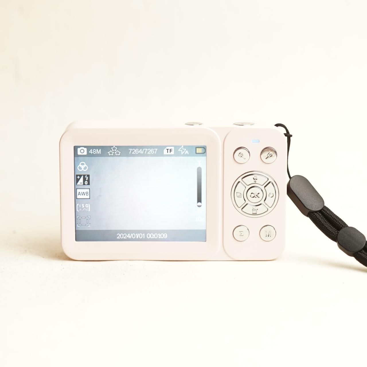 DEATTI CV01 Digital Camera | Tested & Working | Pink