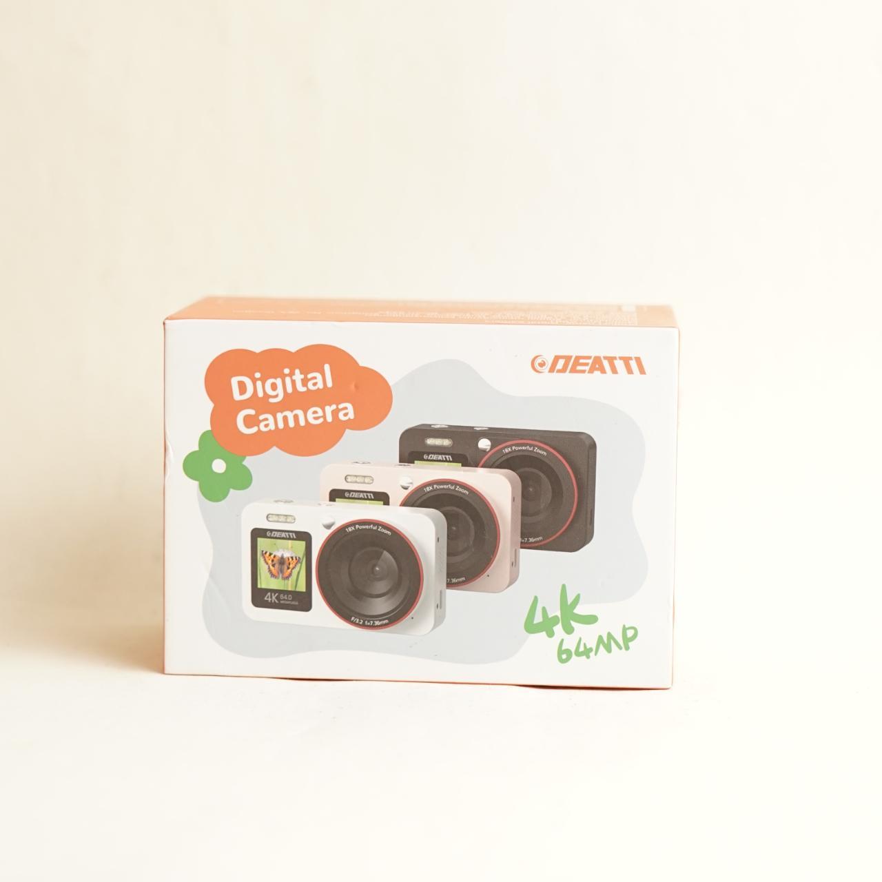 DEATTI CV01 Digital Camera | Tested & Working | Pink
