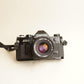 Canon AE-1 Film Camera + Canon FD 50mm f/1.8 Lens | 35mm SLR | Read Description | Silver & Black