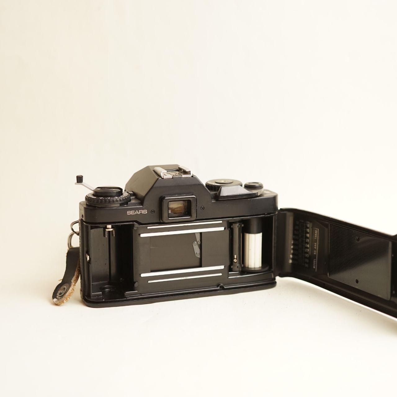 Sears KS Super Film Camera + Sears 50mm f/2 Lens | 35mm SLR | Read Description | Silver & Black
