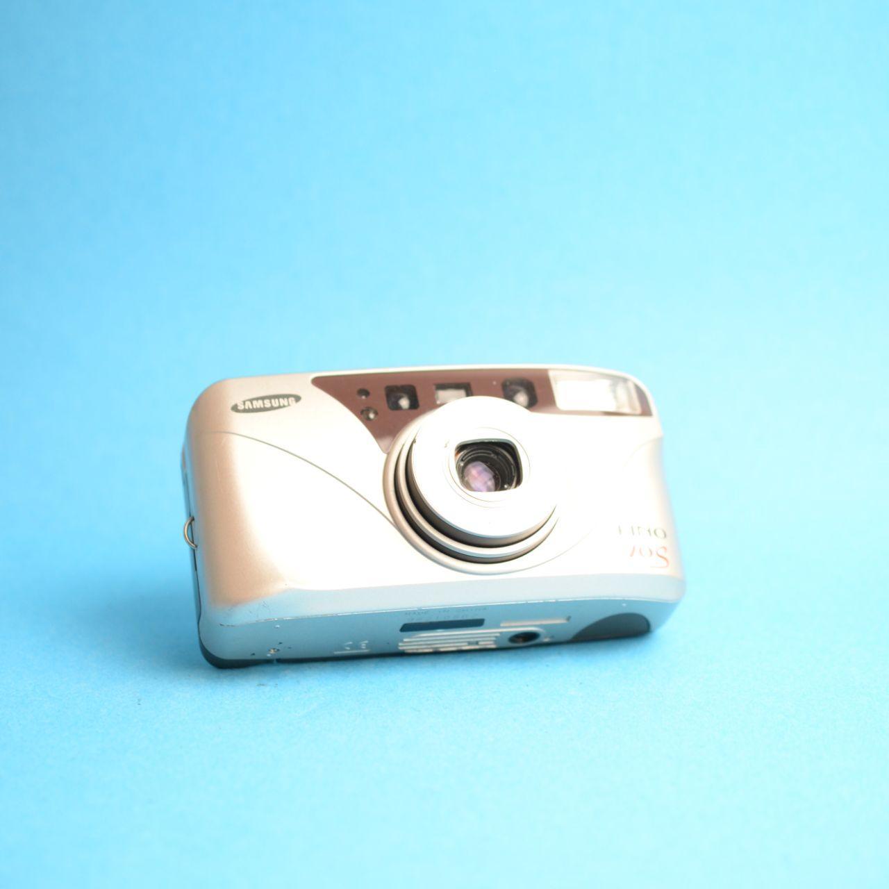 Samsung Fino 70S Film Camera | 35mm Point & Shoot | Tested & Working | Gold