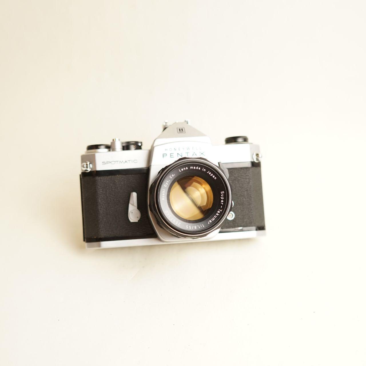 Pentax Spotmatic Film Camera + 55mm f/1.8 Lens | FULLY CLA'D | 35mm SLR | Tested & Working | Read Description
