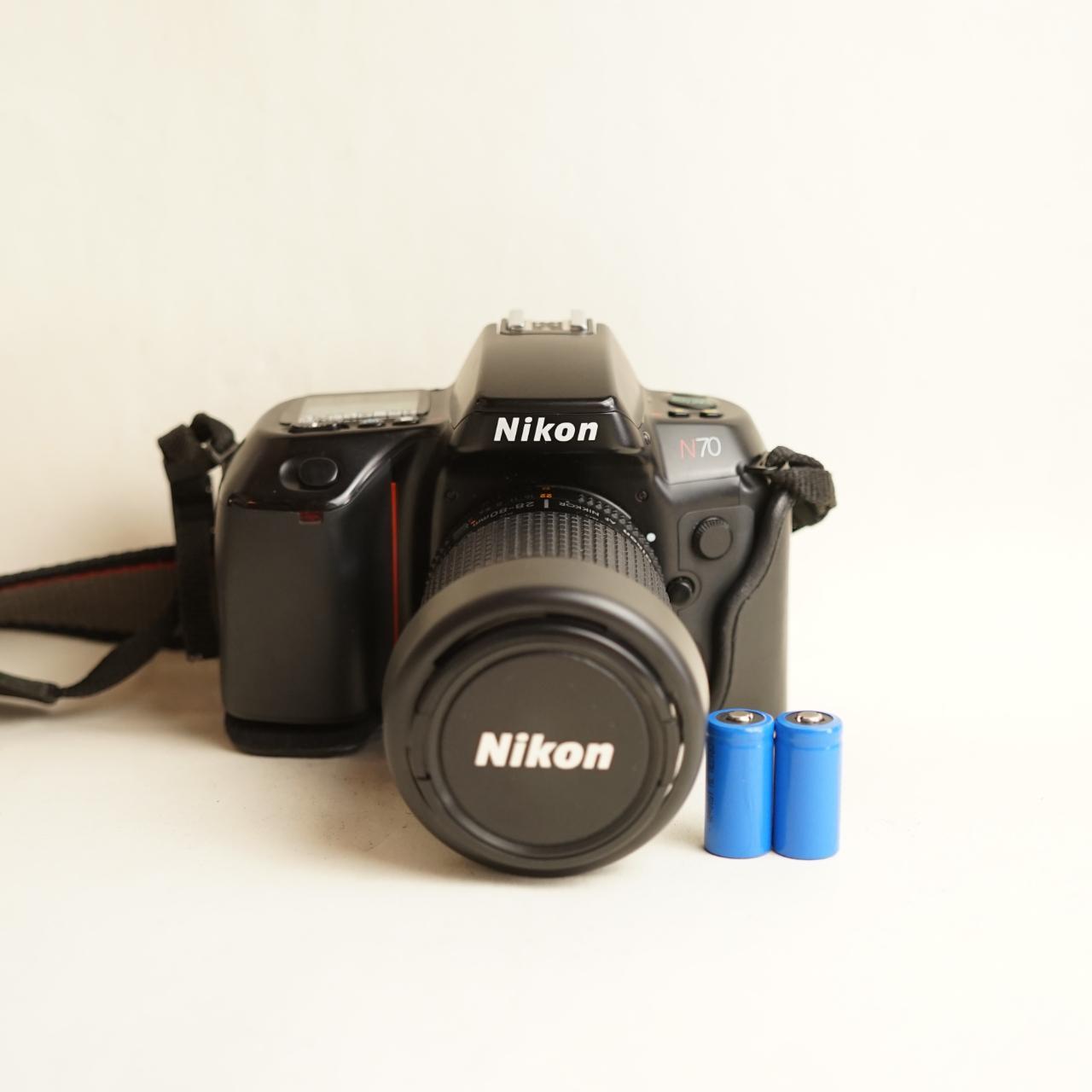 Nikon N70 Film Camera + Nikon 28-80mm Lens | 35mm SLR | Tested & Working | Black