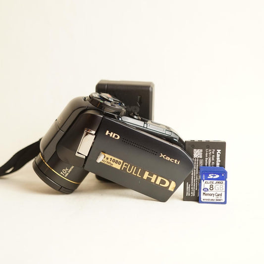 Sanyo Xacti VPC-HD1010 Digital Camcorder | Full HD | Tested & Working | Black