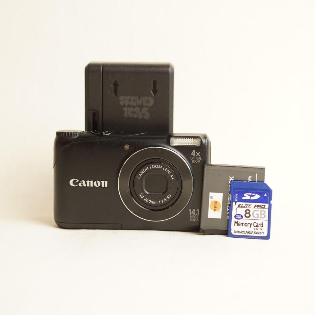 Canon PowerShot A2200 Digital Camera | 14.1MP | Tested & Working | Black