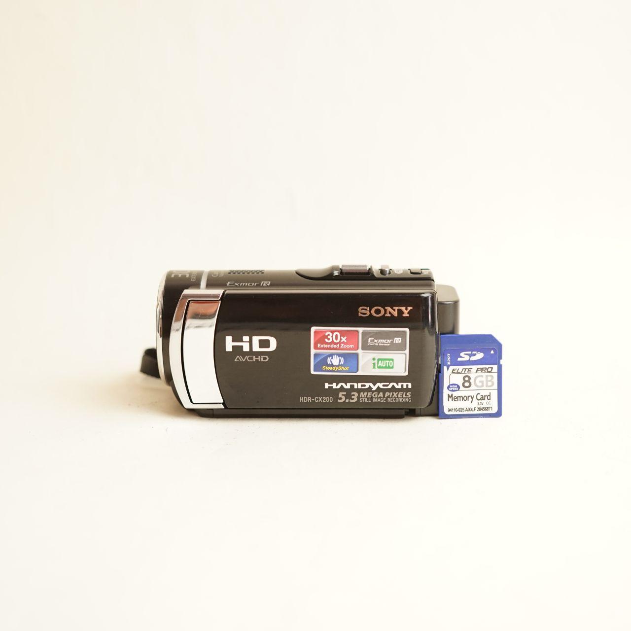 Sony Handycam HDR-CX200 Digital Camcorder | Full HD | Tested & Working | Black