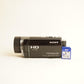 Sony Handycam HDR-CX130 Digital Camcorder + SoCal Cameras 0.2x Fisheye Lens | Tested & Working | Black