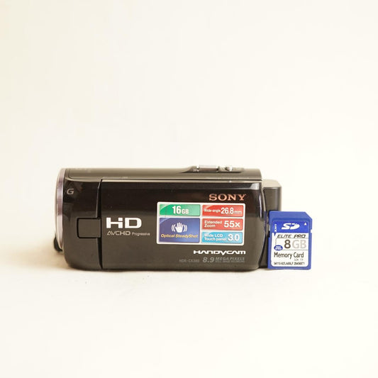 Sony Handycam HDR-CX380 Digital Camcorder | Full HD | Tested & Working | Black