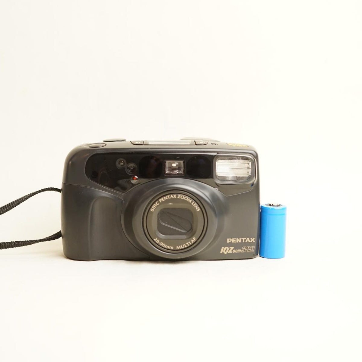 Pentax IQZoom 928 Film Camera | 35mm Point & Shoot | Tested & Working | Grey