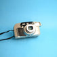 Pentax IQZoom 200 Film Camera | 35mm Point & Shoot | Tested & Working | Grey & Silver