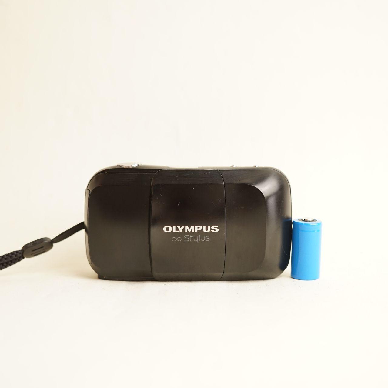 Olympus Infinity Stylus (MJU I) Film Camera | 35mm Point & Shoot | Tested & Working | Black