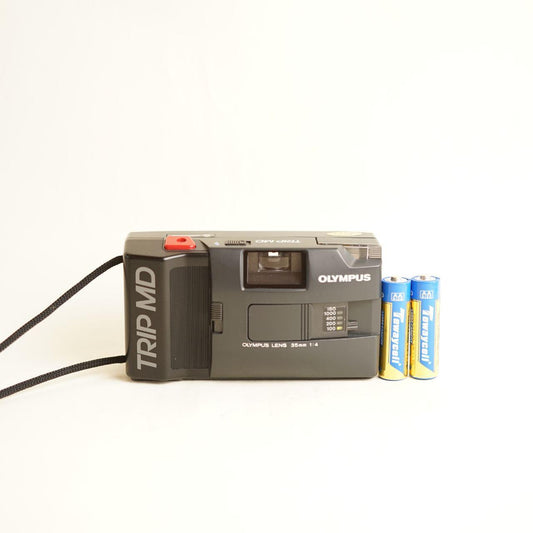 Olympus Trip MD Film Camera | 35mm Point & Shoot | Tested & Working | Black