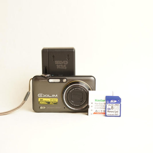 Casio Exilim EX-FC100 Digital Camera | 9.1MP | Tested & Working | Grey
