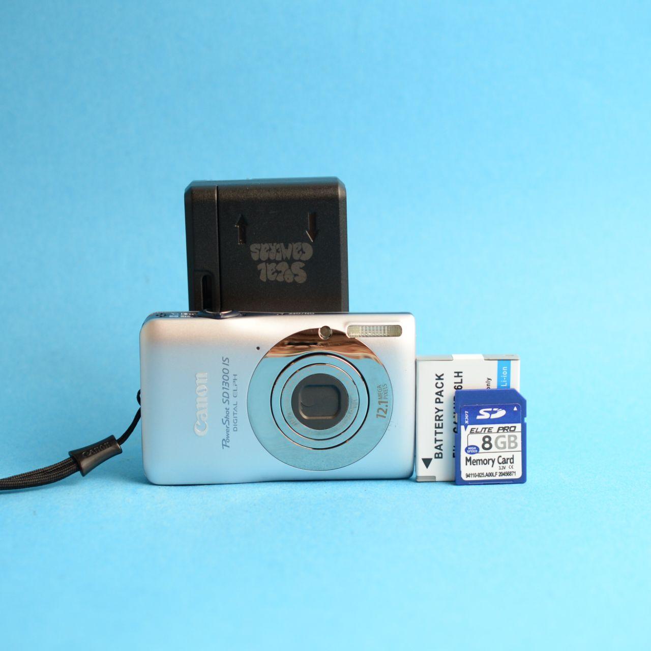 Canon PowerShot SD1300 IS Digital Camera | 12.1MP | Read Description | Silver