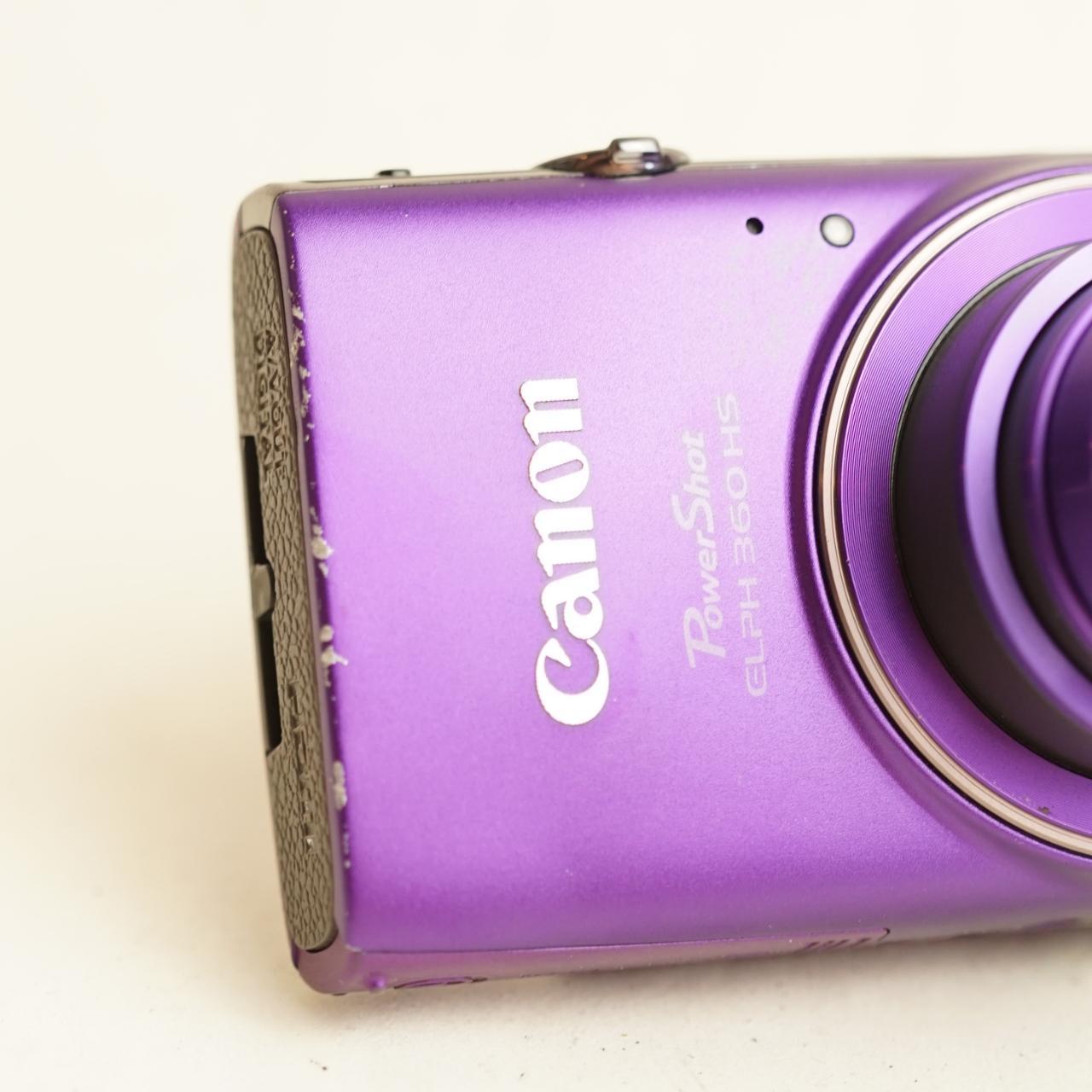Canon PowerShot ELPH 360 HS Digital Camera | 20.2MP | Read Description | Purple