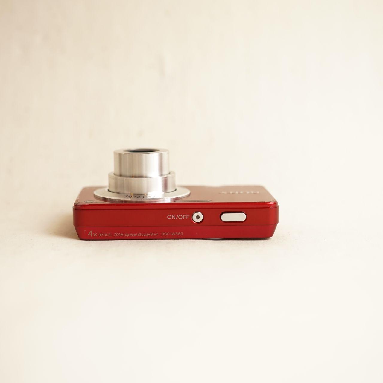 Sony Cyber-shot DSC-W560 Digital Camera | 14.1MP | Read Description | Red