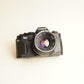 Canon T60 35mm SLR Film Camera | Canon FD 50mm f/1.8 Lens | Tested & Working | Black