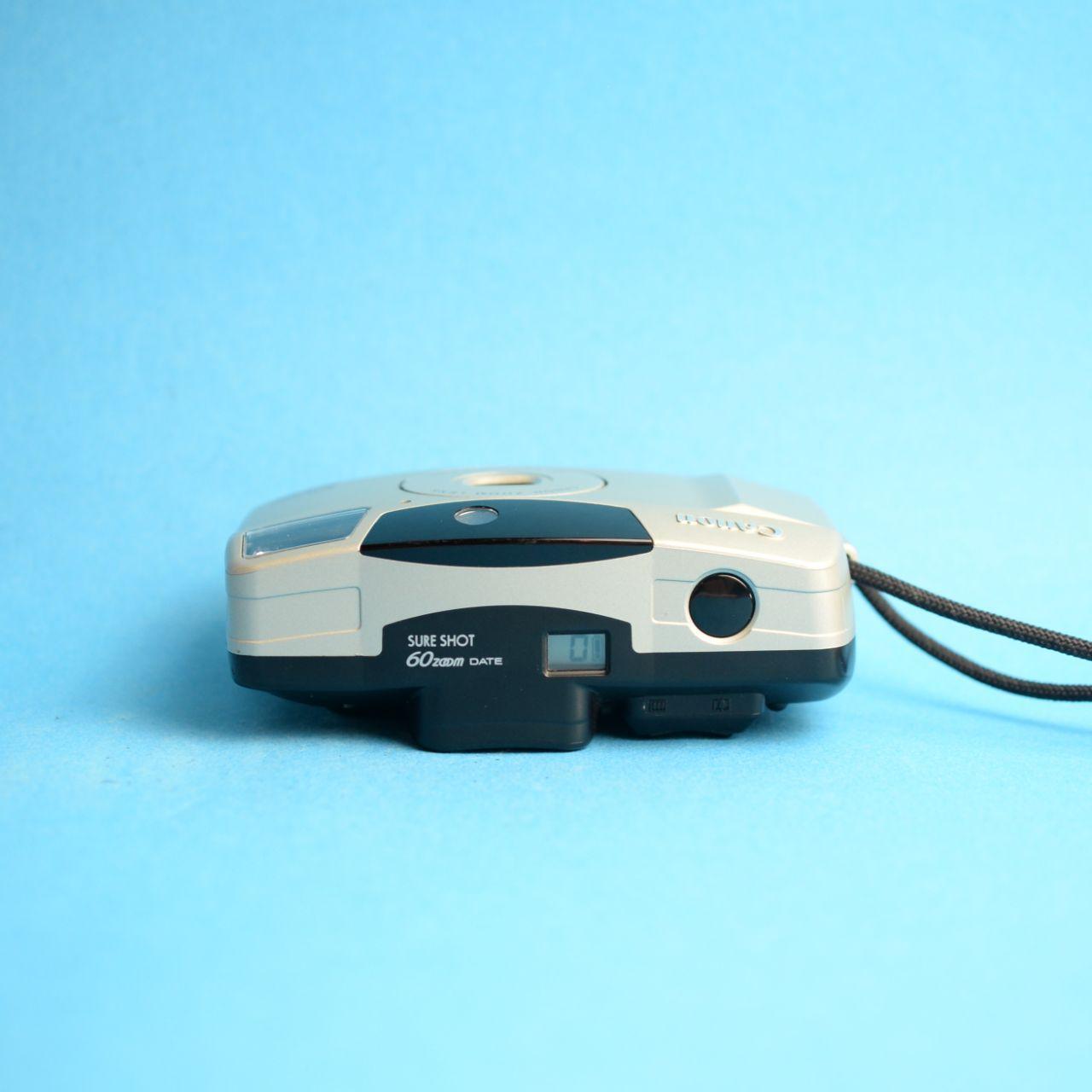 Canon Sure Shot 60 Zoom Film Camera | 35mm Point & Shoot | Read Description | Tan