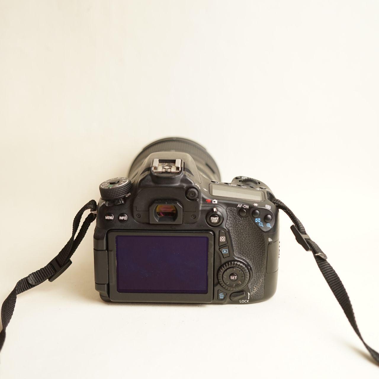 Canon EOS 70D DSLR Camera + Tamron SP 24-70mm f/2.8 Lens | 20.2MP | Tested & Working | Black