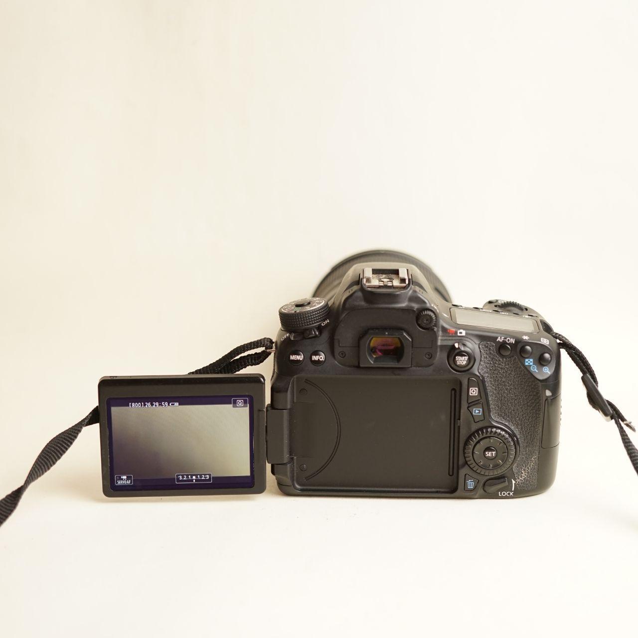 Canon EOS 70D DSLR Camera + Tamron SP 24-70mm f/2.8 Lens | 20.2MP | Tested & Working | Black