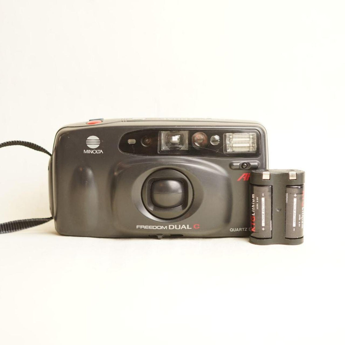 Minolta Freedom Dual 35mm Film Camera | Point & Shoot | Gray | Tested & Working