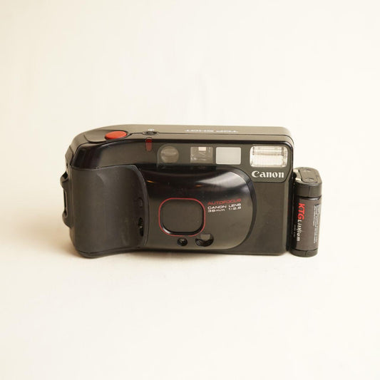 Canon Top Shot (SureShot Supreme European Version) Film Camera | 35mm Point & Shoot | Tested & Working | Black