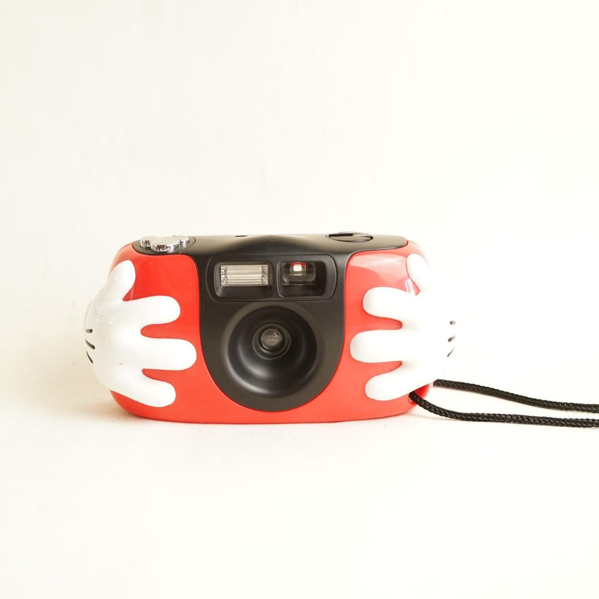 Mickey Mouse Spread'em Cam Film Camera | 35mm Point & Shoot | Tested & Working | Red