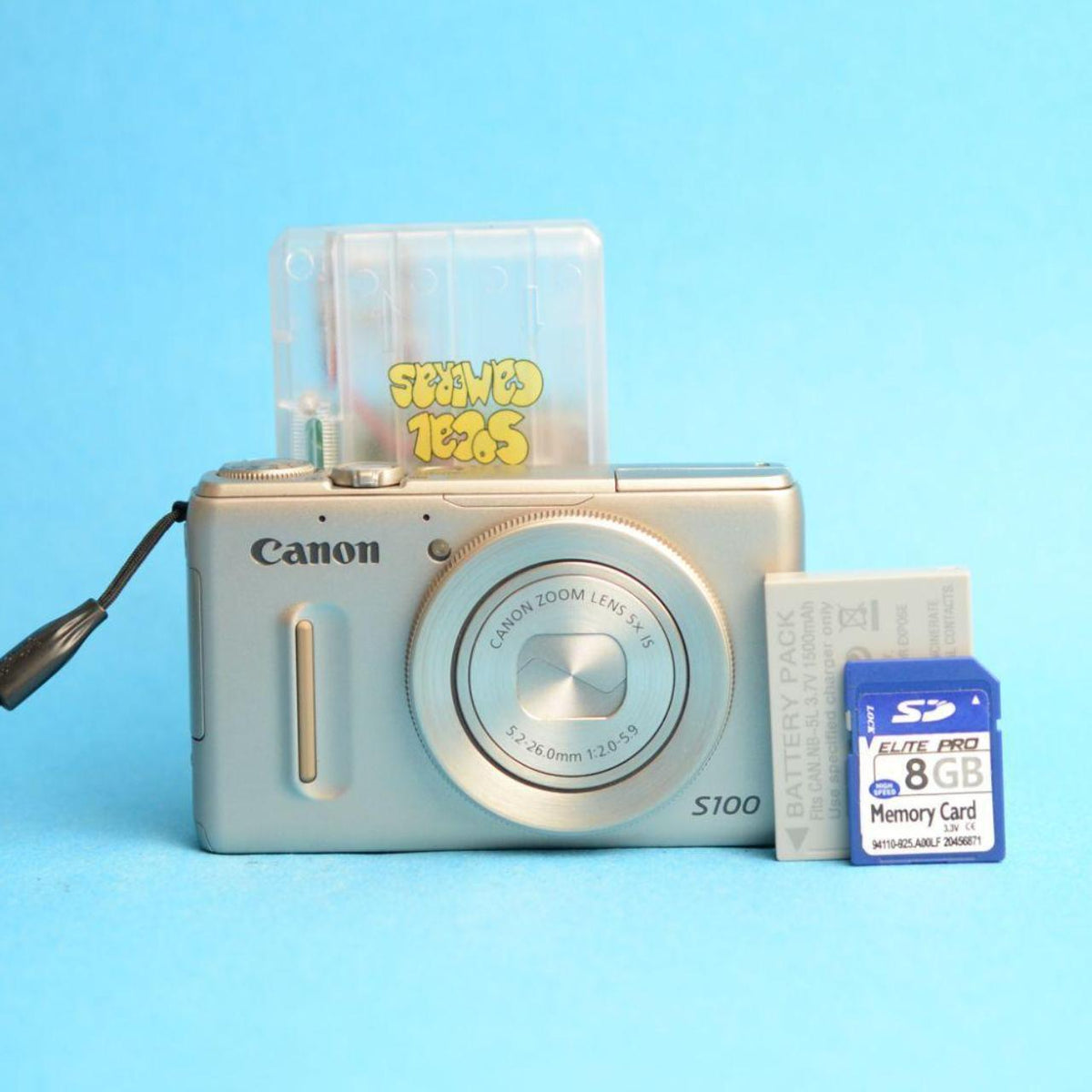 Canon PowerShot S100 Digital Camera | 12.1MP | Tested & Working | Silver