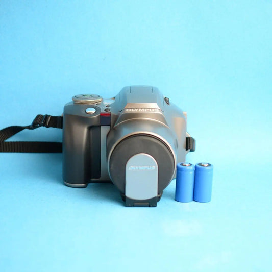 Olympus IS-30 DLX Film Camera | 35mm Point & Shoot | Tested & Working | Silver