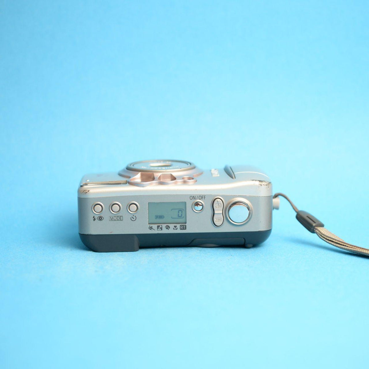 Canon Sure Shot 80u Film Camera | 35mm Point & Shoot | Tested & Working | Silver