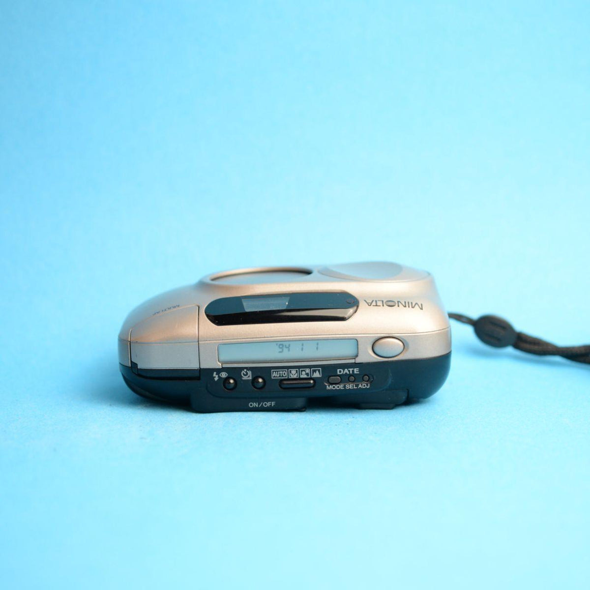 Minolta Capios 25 Film Camera | 35mm Point & Shoot | Tested & Working | Silver
