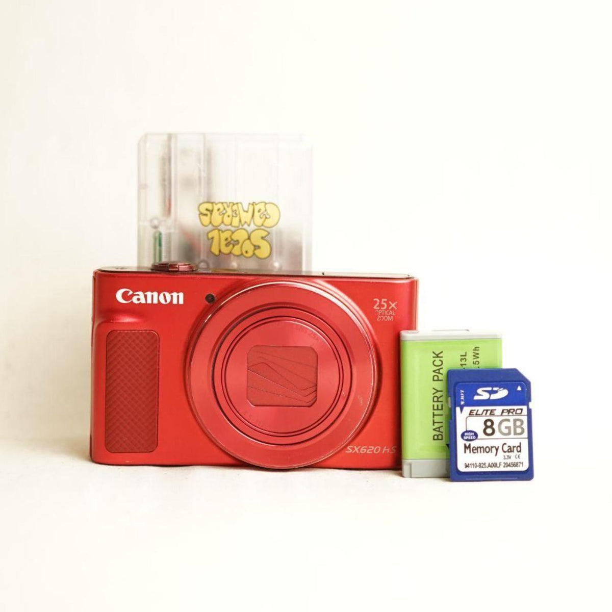 Canon PowerShot SX620 HS Digital Camera | 20.2MP | Tested & Working | Red