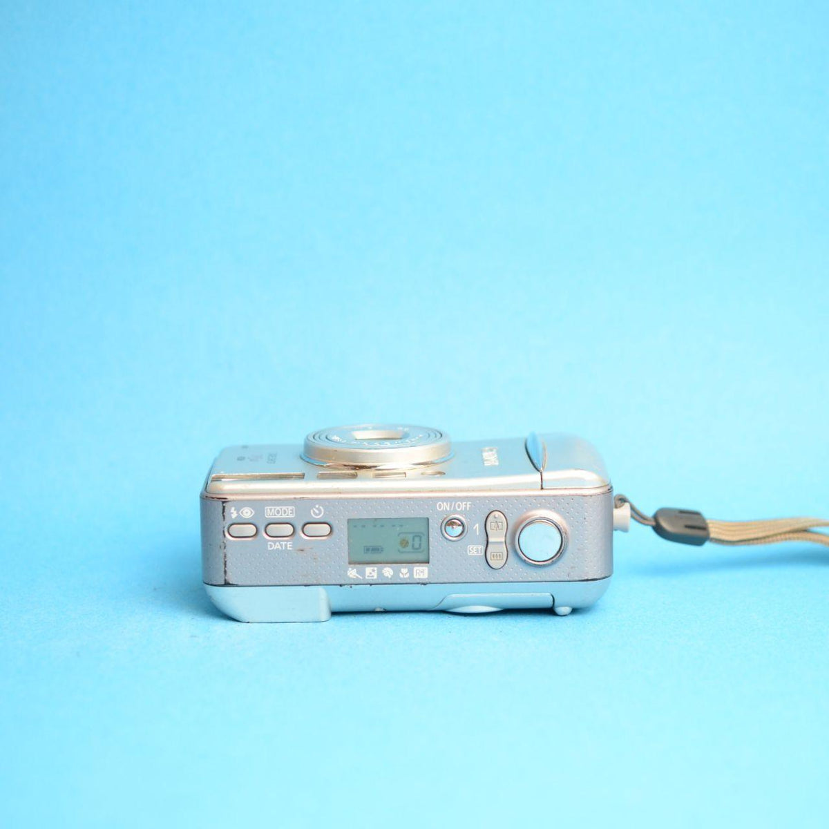 Canon Sure Shot 115u Date Film Camera | 35mm Point & Shoot | Tested & Working | Silver
