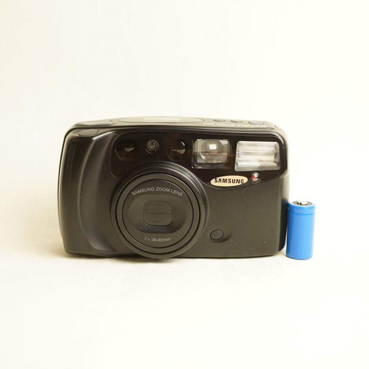 Samsung Maxima Zoom 80i Film Camera | 35mm Point & Shoot | Tested & Working | Black