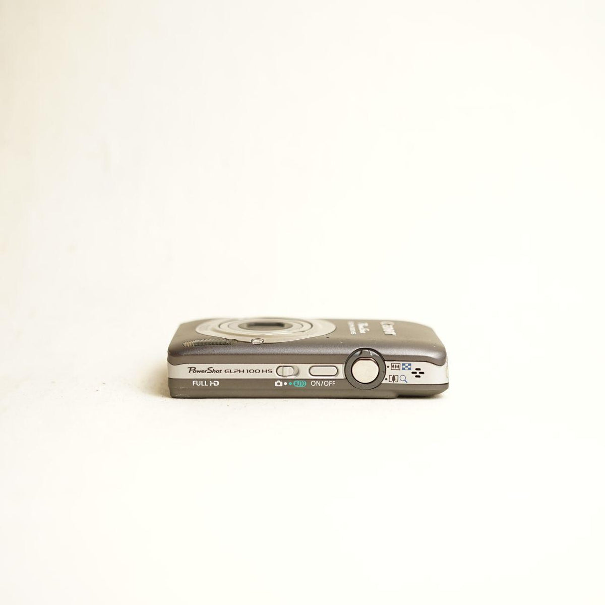 Canon PowerShot ELPH 100 HS Digital Camera | 12.1MP | Tested & Working | Silver