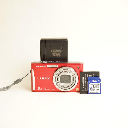 Panasonic Lumix DMC-FH27 Digital Camera | 16.1MP | Tested & Working | Red