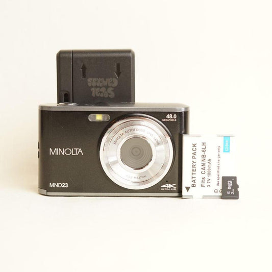 Minolta MND23 Digital Camera | Tested & Working | Black