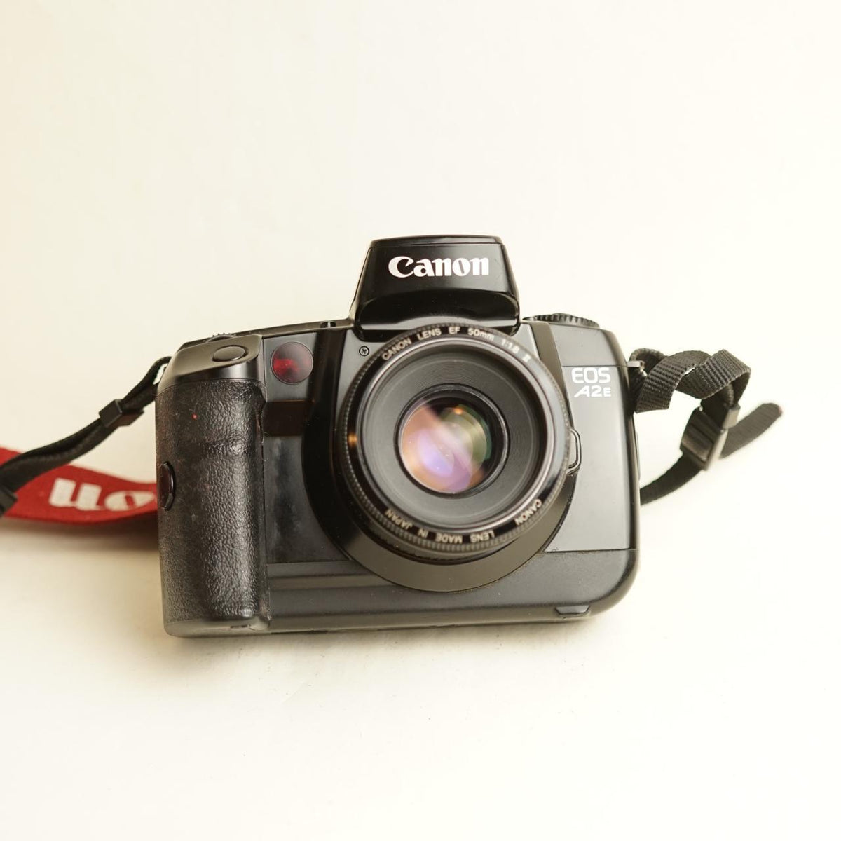 Canon EOS A2E Film Camera + Canon EF 50mm f/1.8 Lens | 35mm SLR | Tested & Working | Black