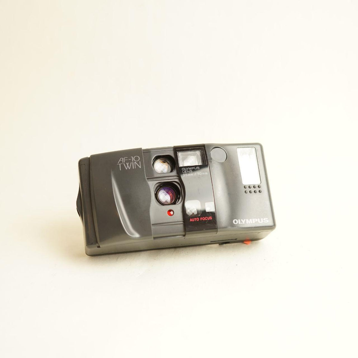 Olympus AF-10 Twin Film Camera front view 2