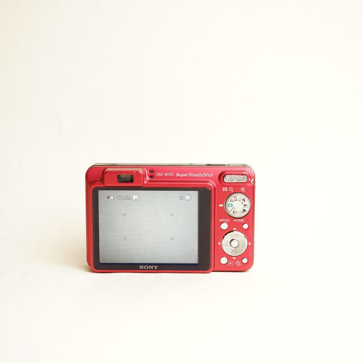 Sony Cyber-shot DSC-W170 Digital Camera | 10.1MP | Tested & Working | Red