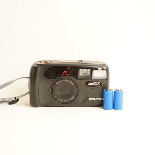 Pentax Zoom 60X Film Camera | 35mm Point & Shoot | Tested & Working | Black