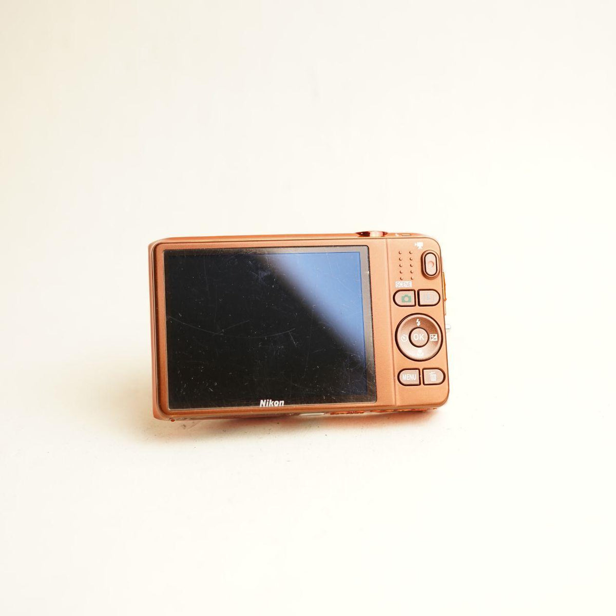 Nikon Coolpix S6500 Digital Camera | 16MP | Read Description | Orange-Red