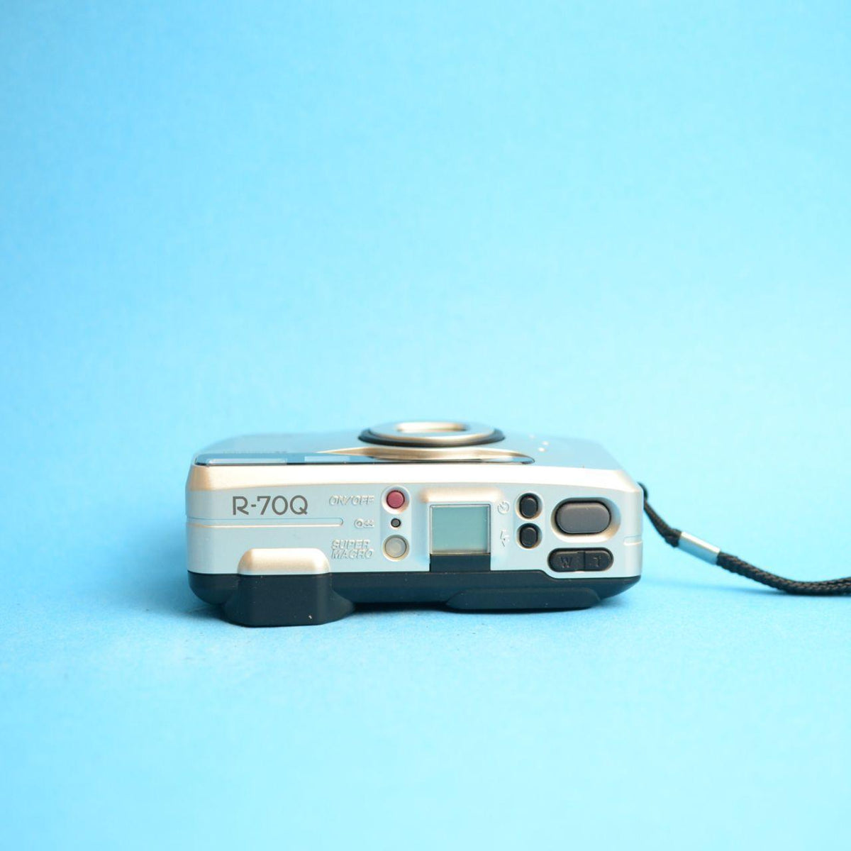 Ricoh R-70Q Film Camera | 35mm Point & Shoot | Tested & Working | Silver