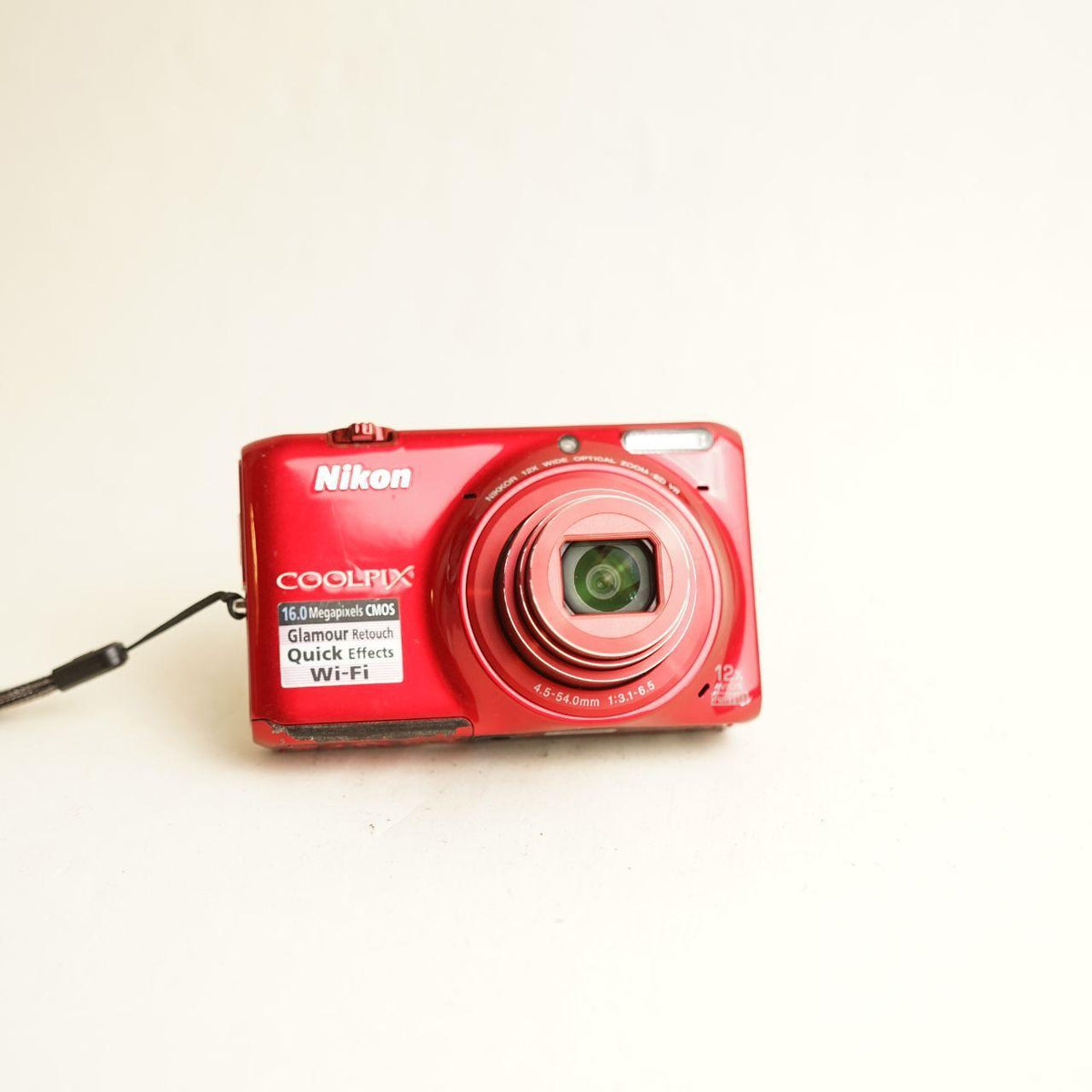 Nikon Coolpix S6500 Digital Camera | 16MP | Tested & Working | Red