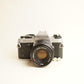 Pentax Super Program 35mm Film SLR + 50mm f/2 Lens | K Mount | Tested & Working | Silver