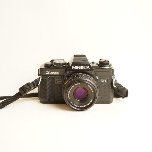 Minolta X-700 | 35mm SLR Film Camera | Tested & Working | Black